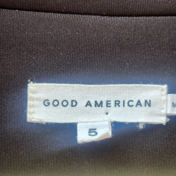 GOOD AMERICAN Women's Waisted Stretch Blazer Size 5 Extra Large Black - Picture 3 of 10